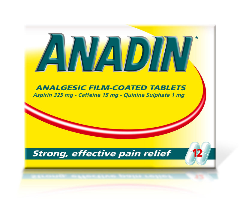 Anadin Film Coated Tablets 12