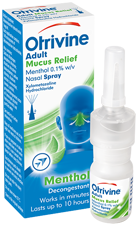 Otrivine Adult Mucus Relief Menthol Spray 10ml