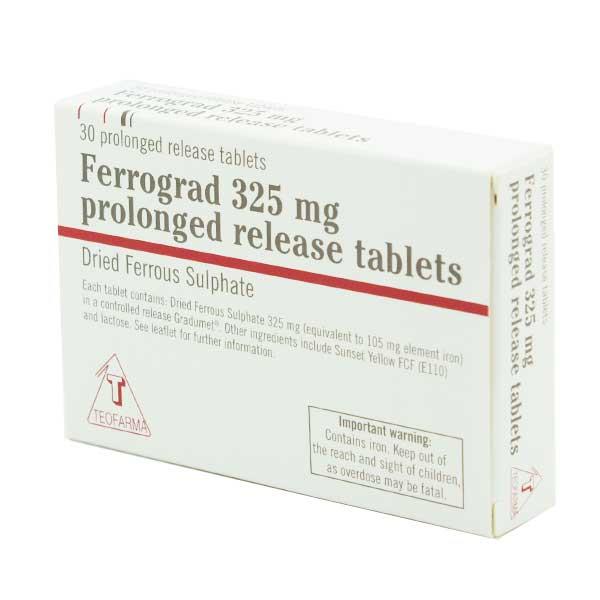 Ferrograd 325 mg Prolonged Release Tablets 30s