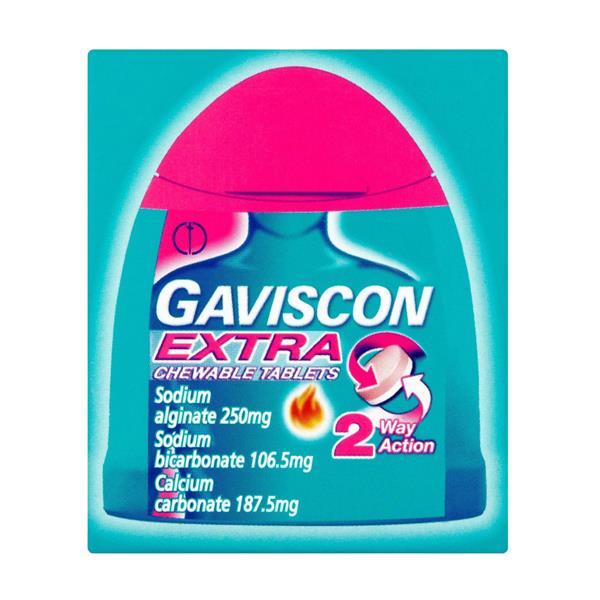 Gaviscon Extra Chewable Tablets HandiPak 12