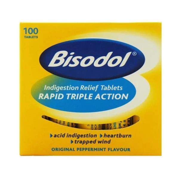 Bisodol Antacid Chewable Tablets 100