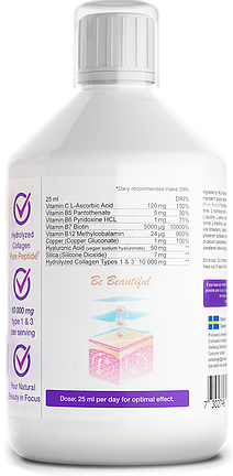Swedish Nutra Collagen Pure Peptide 500ml