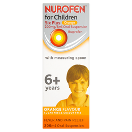 Nurofen For Children 6+ Orange Syrup