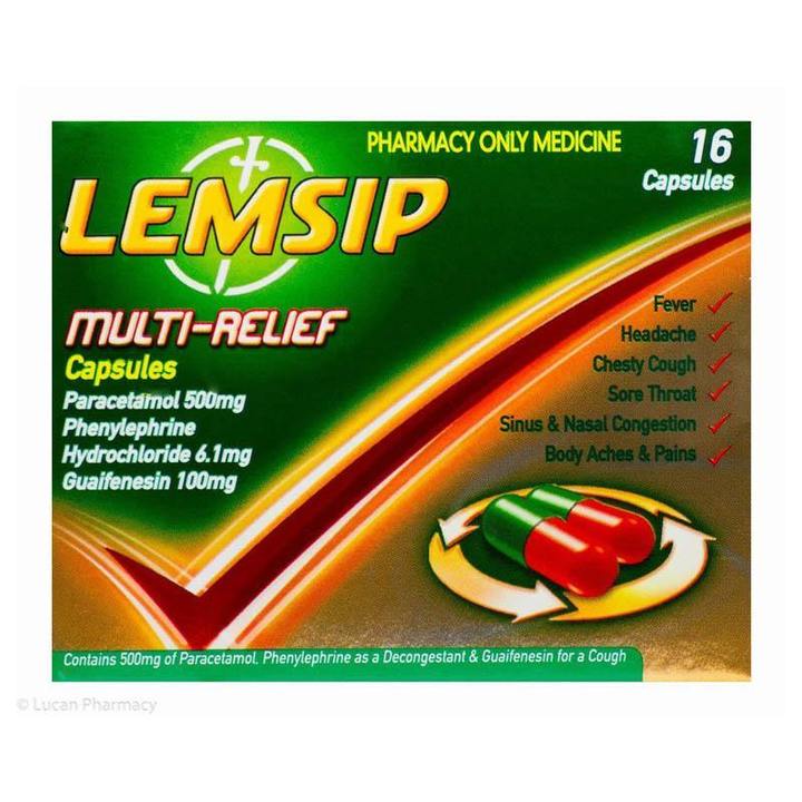 Lemsip Multi-Relief Caps 16s