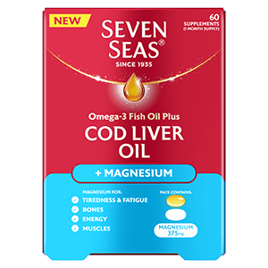 Seven Seas Cod Liver Oil + Magnesium caps 60