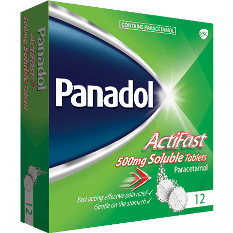 Panadol Actifast Soluble Tablets 12