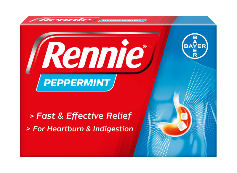 Rennie Peppermint Chewable Tablets