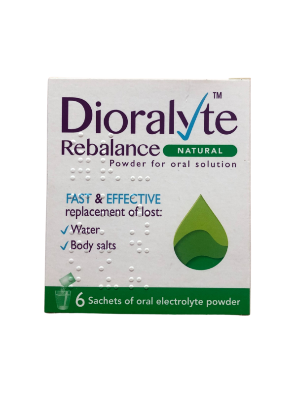 Dioralyte Rebalance Natural 6 Sachets