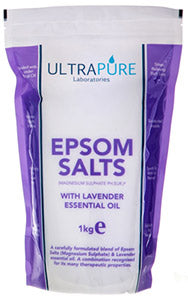 Ultrapure Epsom Salts with Lavender Essential Oil 1kg