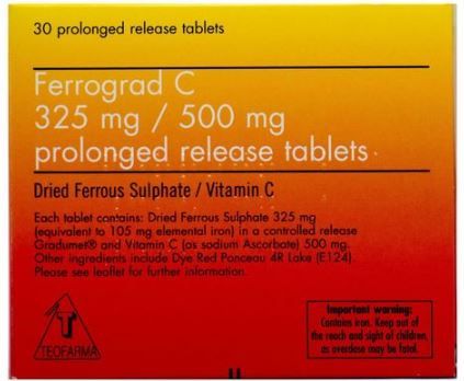 Ferrograd C prolonged release tablets