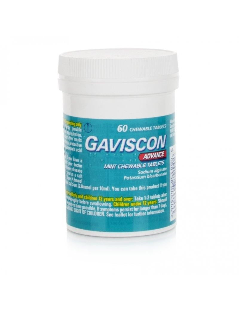 Gaviscon Advance Chewable Tablets 60