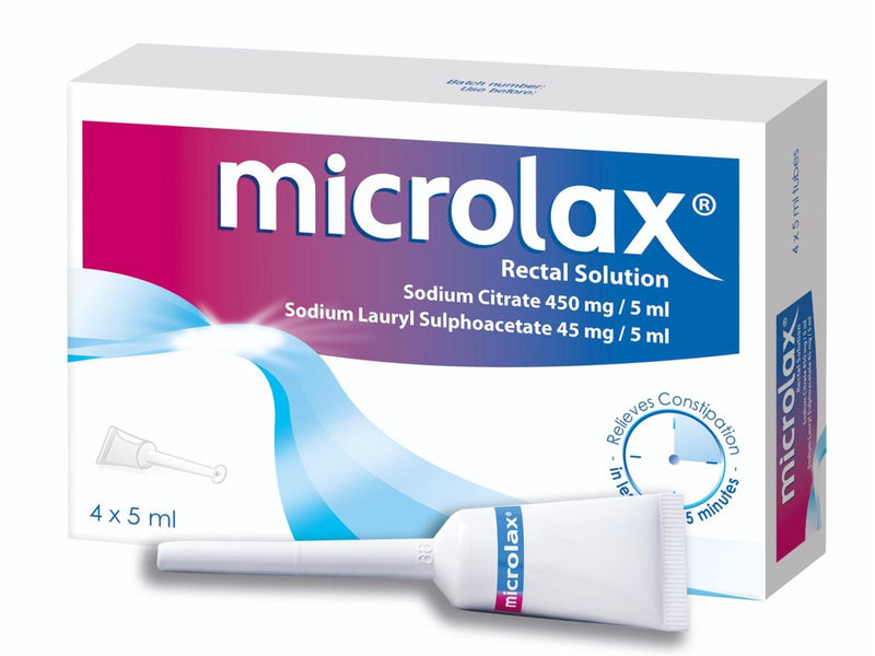 Microlax Rectal Solution 4 x 5ml